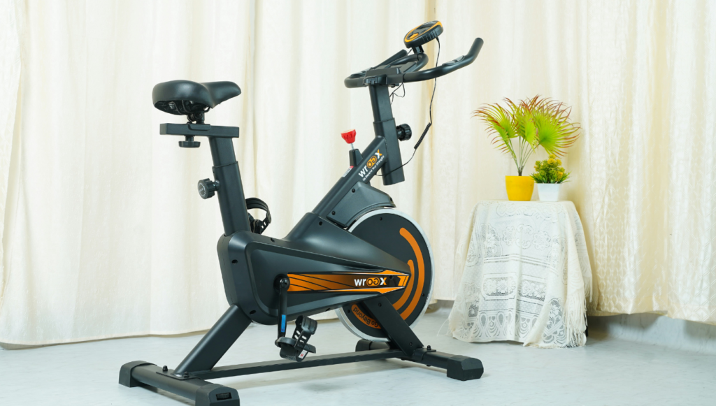 Bici estática para entrenar en casa