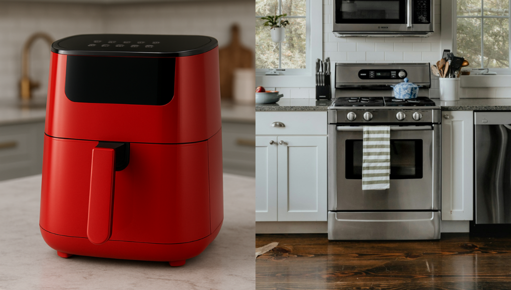 Freidora sin aceite vs horno tradicional