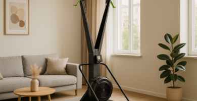 Máquina de esquí para tonificar y quemar grasa desde casa
